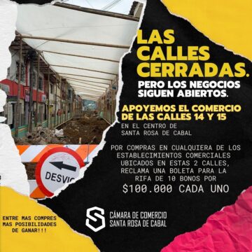 Las Calles Cerradas Pero los Negocios Siguen Abiertos